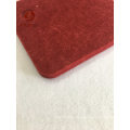 Red Surface Beautiful Visual Appeal Fireproof Polyester Fiber Acoustic Panel